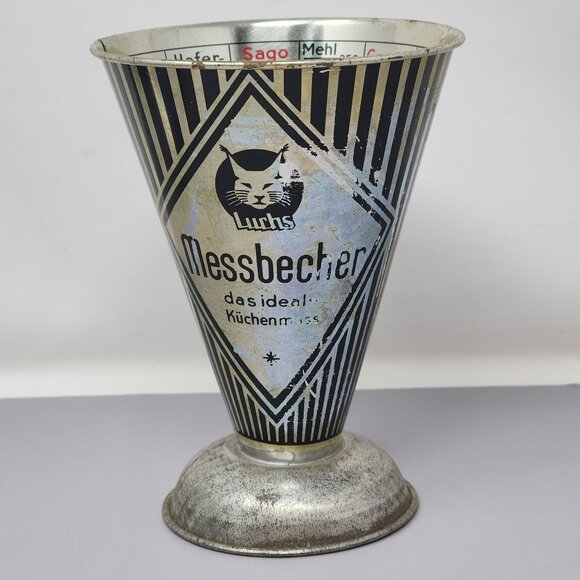 Vintage MCM Luchs Messbecher German Measuring Cup/Cone Barware - Picture 3 of 9